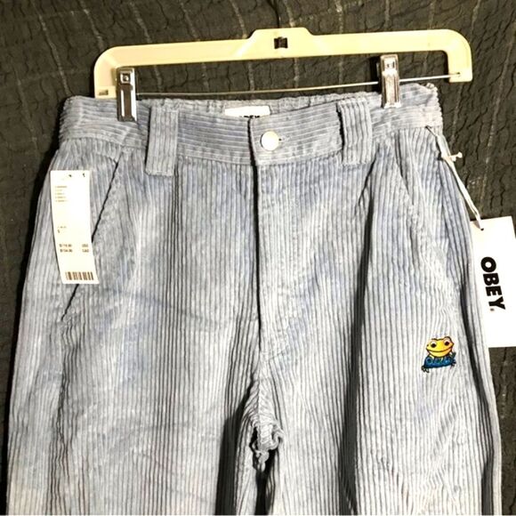 Obey NWT Luna Baggy Corduroy Pants Size Small - Picture 3 of 11